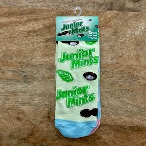 5/$20 NEW 2Pk Adult Junior Mints Candy Socks